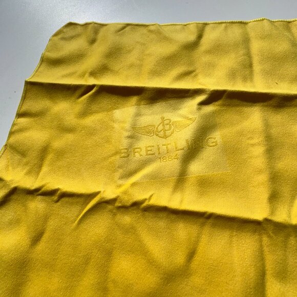 #139 BREITLING EMBOSSED CLEANING CLOTH  WATCH CLEANING CLOTH - Picture 2 of 14